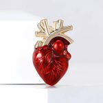 گل سینه طرح قلب کد 4708