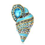 گل سینه طرح صدف دریایی کد 5348