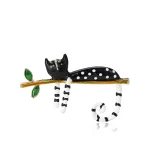 گل سینه طرح گربه کد 0895