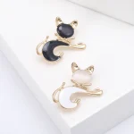 گل سینه طرح گربه کد 3712