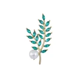 گل سینه طرح برگ کد 3348