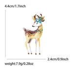 گل سینه طرح آهو کد 3325