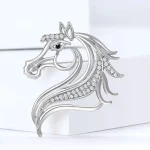 گل سینه طرح اسب کد 55690