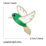 گل سینه طرح کبوتر کد 4978 - Image 4