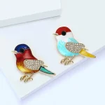 گل سینه طرح گنجشک کد 5543
