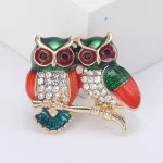 گل سینه طرح جغد کد 0699 - Image 3