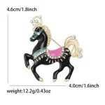 گل سینه طرح اسب کد 5222 - Image 5
