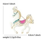 گل سینه طرح اسب کد 5222 - Image 4